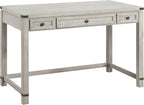 OSP Home Furnishings Baton Rouge Traditional Home Office Writing Desk, Champagne Oak