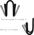 YYST Handbag Backpack Purse Hanger Hook Over The Closet Rod for Scarves, Men's Ties, Women's Shawls, Belts, Handbags, Wristlets, Purses, Bags,Backpacks, Satchels,etc (2)