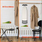 Ironing Board Hanger Wall Mount Ironing Board Holder Organizer Wall Rack for Laundry Rooms Space-Saving Storage Rack Hanging Shelf Hanger with Screws(Black)