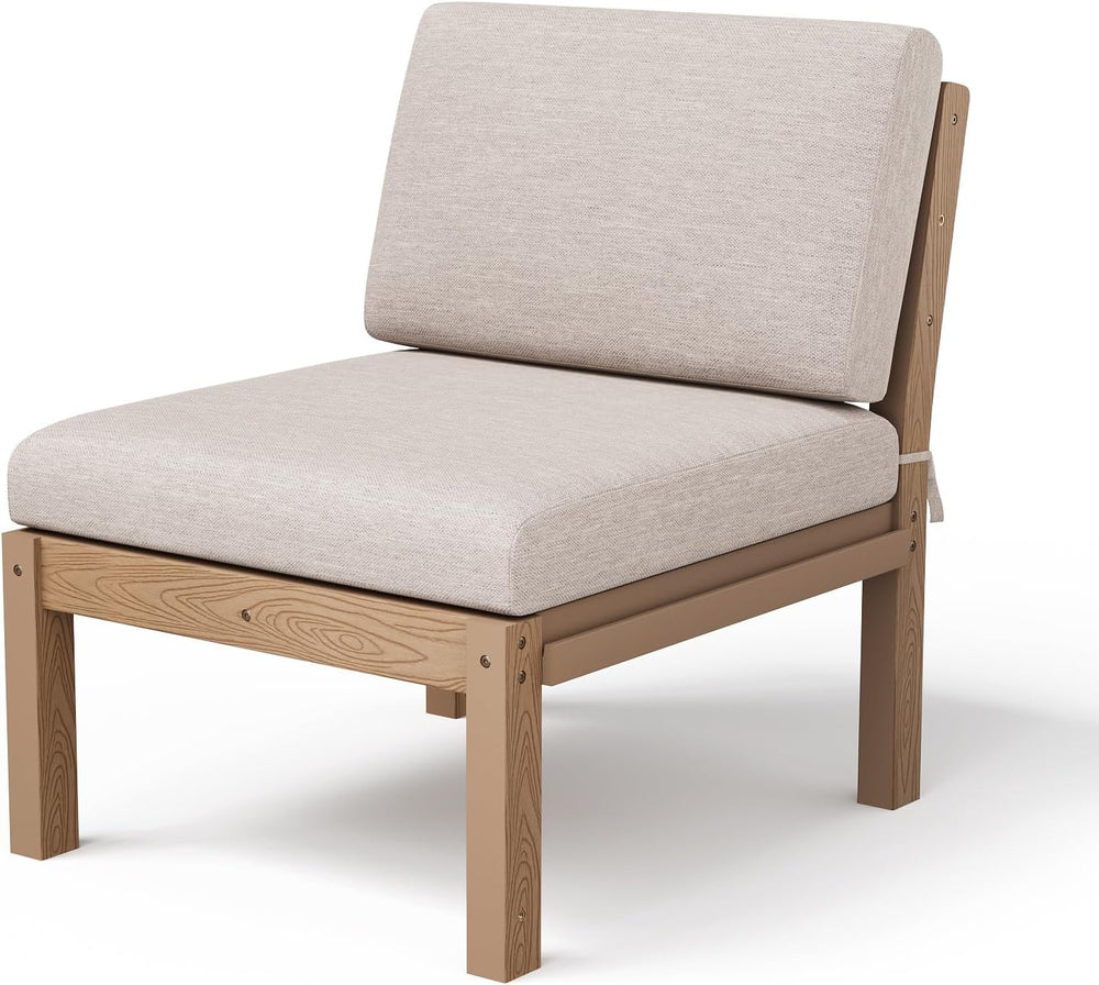 Stoog Modular Armless Chair - Interlocking Waterproof Seat for Building Secti...