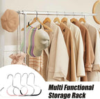 Maximize Closet Space with Versatile Storage, Hat Hangers for Closet, Hat Organizer, Multi-Functional Organizer Space Saving for Hats, Ties, Scarves, Delicate Fabrics (3pcs*Pink)