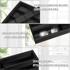 Amylove 2 Pcs Sunglass Organizer Trays Glasses Stackable Jewelry Trays Sunglass Organizer Display Box(8 Grids,Black)