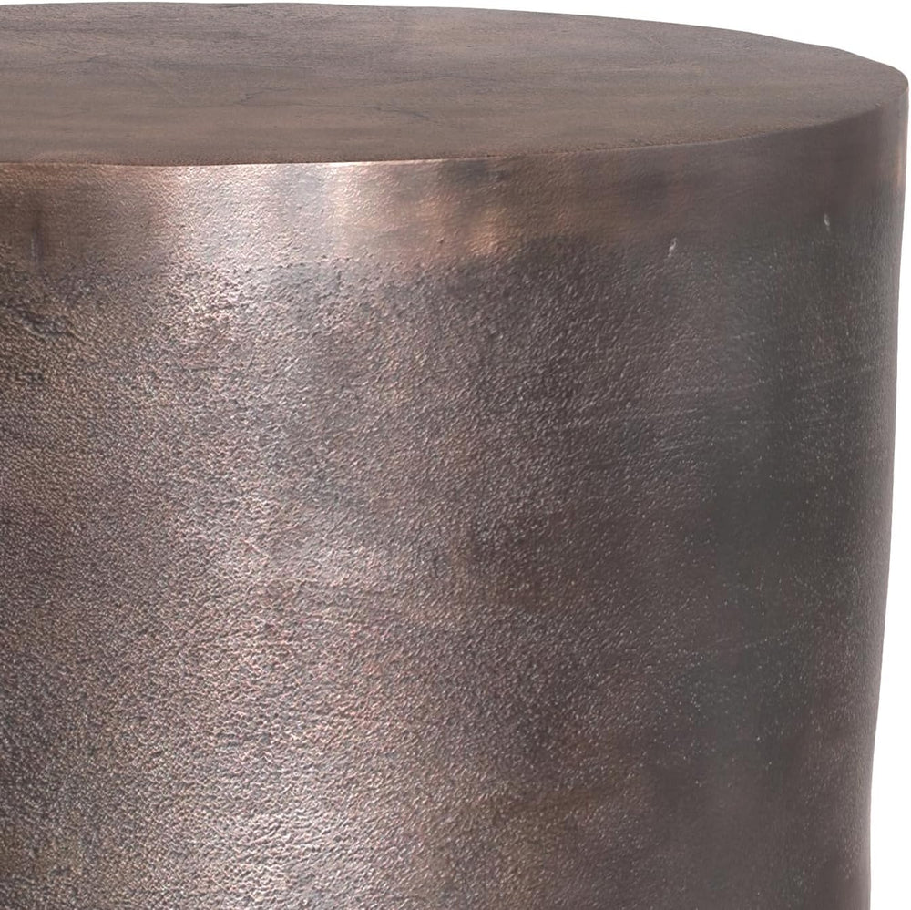 SIMPLIHOME Morris Metal Table - 17 inch Wide Cast Aluminum Round Accent Table...