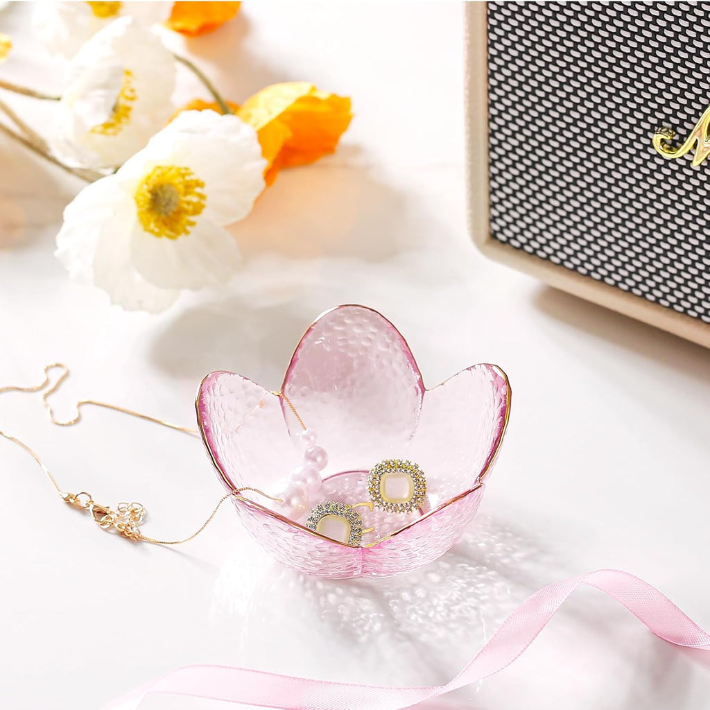 Birthday Gifts for Women Ring Dish Jewelry Tray Dish Ring Holder Room Decor Vanity Organizer Bathroom Aesthetic Trinket Dish Wedding Bridesmaid Bride Engagement Personalized Christmas Gifts for Women