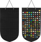 Wall Hanging Brooch Pin Organizer, Display Pins Storage Board, Enamel Pin Hanging Display Board, Collection Display Case, Holds Up to 147 Pins (Oval)