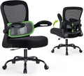 AreShark Office Chair Ergonomic Desk Chairs with Adjustable Lumbar Support, High Back Breathable Mesh Chair with Wheels& Flip-up Armrests,Rolling Swivel Comfy Task Computer Chair for Home Work Gaming