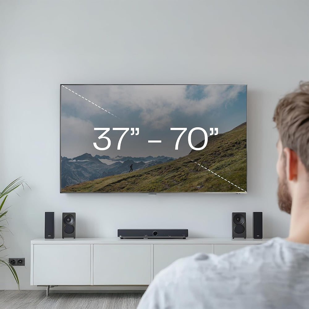 VIVO White Motorized TV Wall Mount for 37 to 70 in Screens, MOUNT-E-M070R-W |...