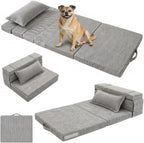 Tri-Fold Futon Mattress,Foldable Japanese Floor Sleep Mattress,High-Density Foam Tatami Bed Mat with Corduroy Cover,Nap Pad & Floor Lounger for Dormitory & Small Space(Charcoal Gray,63x26)