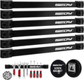 SEDY 7-Piece 12" Magnetic Tool Holder Storage Organizer, Garage Wall Mount Rack Organization Strip Power Magnet Organizers Mounted Workbench Board Slatwall Van Hanger