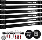 SEDY 7-Piece 12" Magnetic Tool Holder Storage Organizer, Garage Wall Mount Rack Organization Strip Power Magnet Organizers Mounted Workbench Board Slatwall Van Hanger