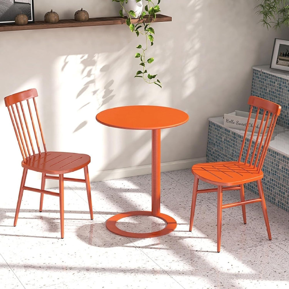 C-Shaped Round Side Table for Living Room, Bedroom, and Office - Metal Coffee...