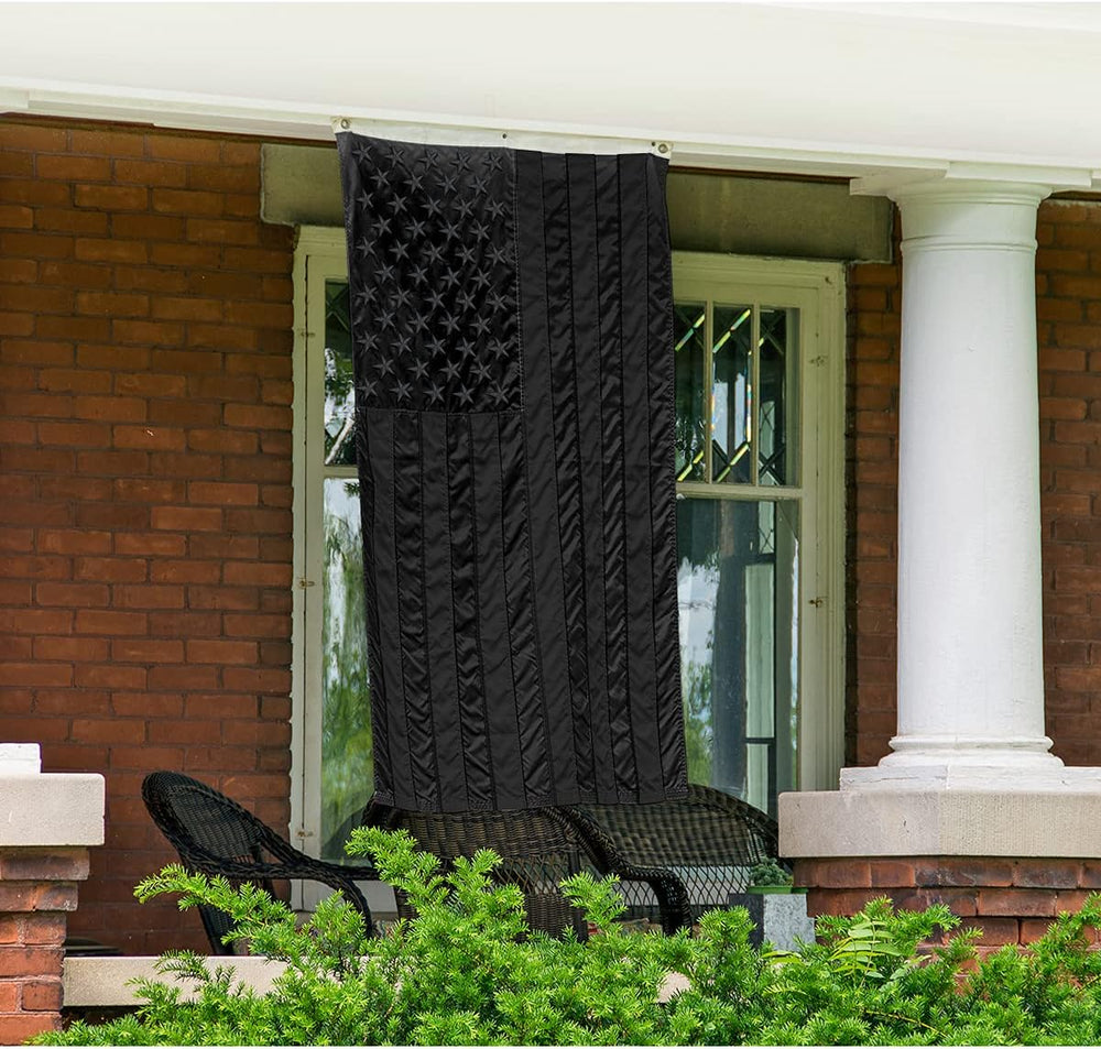 American Flag 5x8 FT Black, Heavy Duty Fade Resistant US Flag