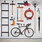 TORACK Garage Hooks Heavy Duty, 15 Pack Wall Mount Steel Utility Hooks&Hangers, Anti-Slip Rubber Coated, Garage Storage Organizer for Garden Tools, Power Tools, Ladders, Brooms, Bikes, Bulk Items