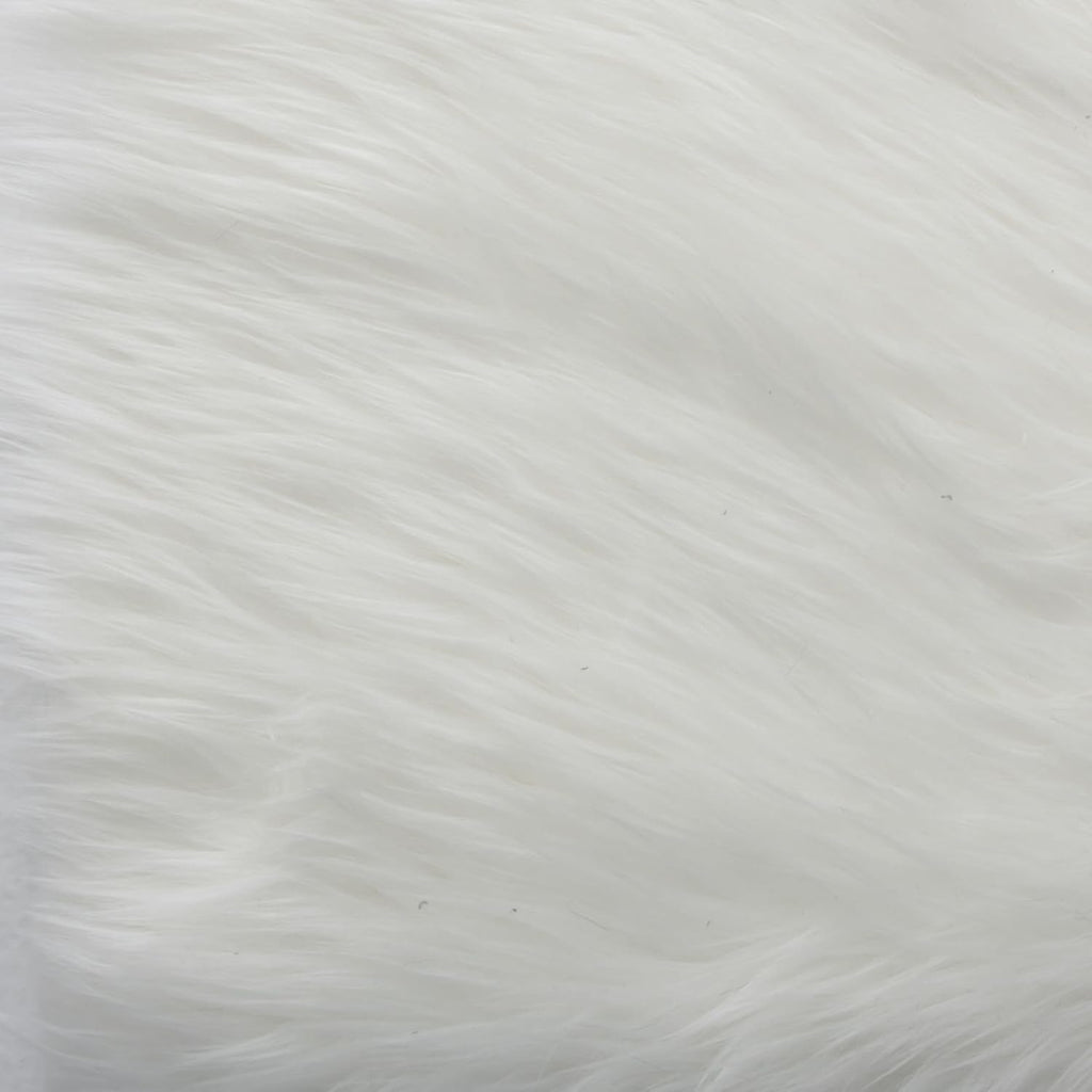 Big Joe Lotus Teardrop Bean Bag Cover Only, Ivory Short Shag, Soft Faux Fur