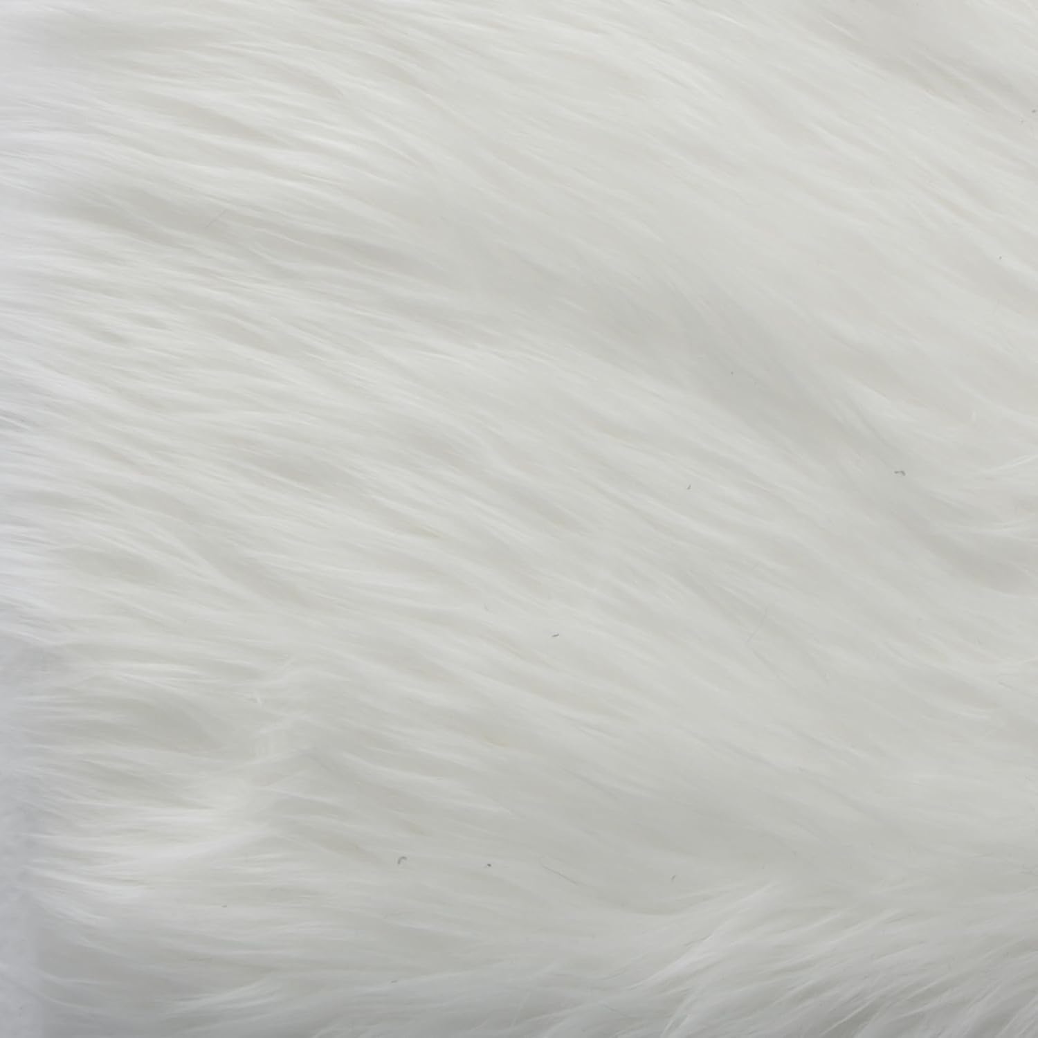 Big Joe Lotus Teardrop Bean Bag Cover Only, Ivory Short Shag, Soft Faux Fur
