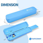 Weekly Pill Organizer - Travel Medicine Organizer, Pill Boxes and Organizer 2 Times a Day, 7 Day Pretty Pill Case, Pill Holder for Vitamins, Medicines and Tablets (Turquoise Blue)