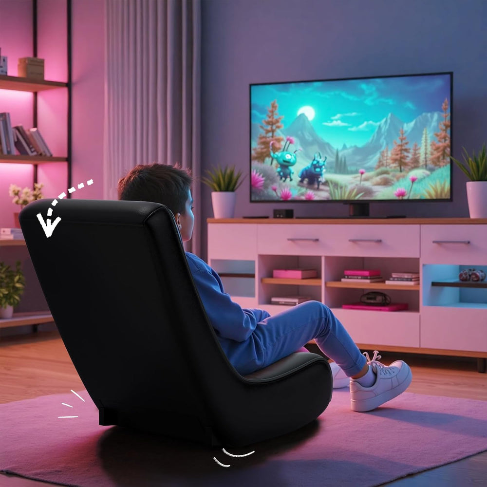 GTPLAYER Floor Rocker Gaming Chair – Adjustable Angle Limiter, Ultra Lightwei...