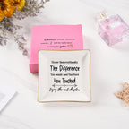 Spegiffu Retirement Gifts for Women Coworker Leaving Gifts Going Away Gift Retirement Gift Jewelry Dish for Friends Retired Teachers Nurses Doctor Boss Goodbye Farewell Gifts for Coworkers New Job
