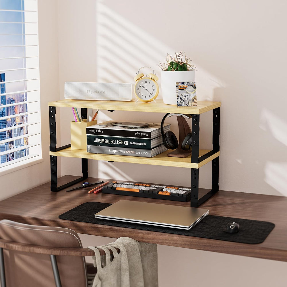 Adjustable Metal Shelving Unit, Stackable & Expendable Storage Rack for H...