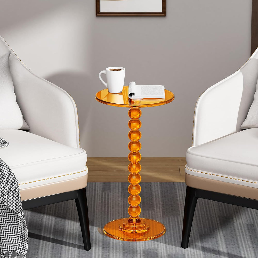 Acrylic Side Table+Coffee Table Set of 2
