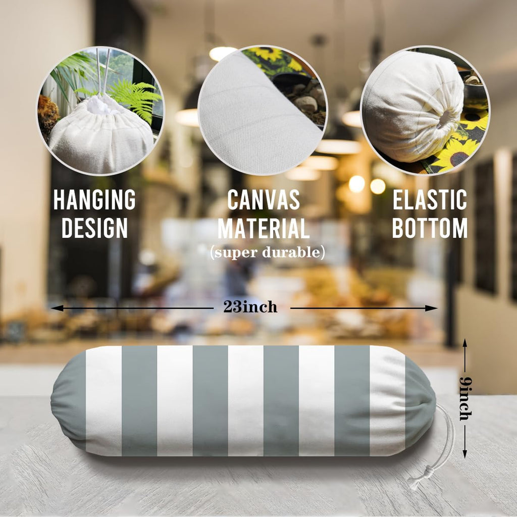 Strips Plastic Bag Holder, Reusable Grocery Garbage Car Trash Bags Holder, Wall Mount Plastic Bags Organizer, Kitchen Housewarming Gift for Women, Kitchen Pattern Garbage Bag 57