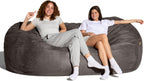 Jaxx 7 Foot Giant Bean Bag Sofa, Charcoal
