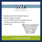 RSVP International Endurance Magnet Collection Stainless Steel, 5.75x3.25, Laundry Care Guide