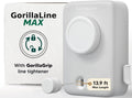 GorillaLine Max - Retractable Clothesline Indoor Outdoor Clothes Line - Heavy Duty Clothes Drying Laundry Line - Wall Mounted Drying Rack - Air Dry Clothing - Max Tighten with GorillaGrip