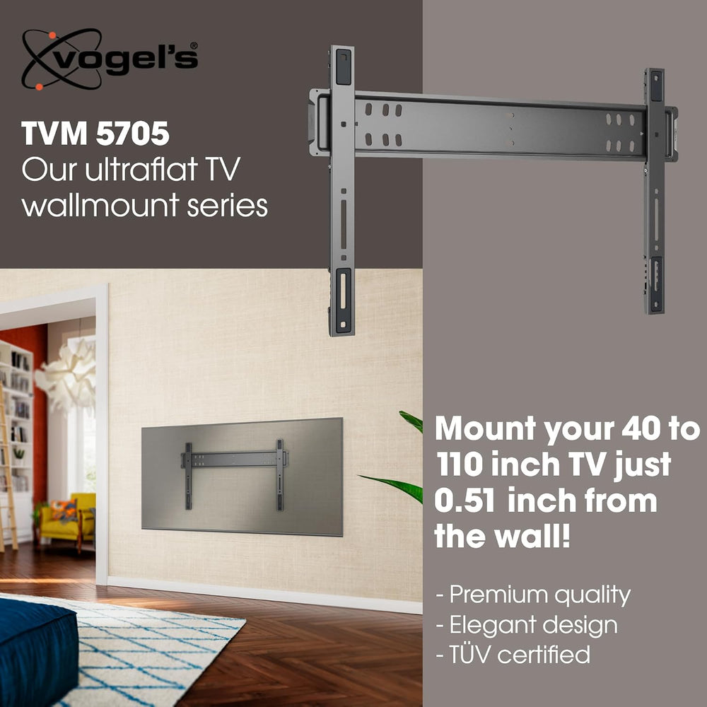 Vogel's TVM 5705 – Ultra-Slim TV wall Mount with GuidanceSystem™ for Safe...