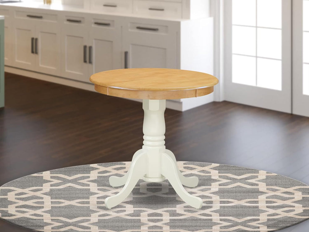 East West Furniture EMT-OLW-TP Eden Dining Room Table - a Round kitchen Table...