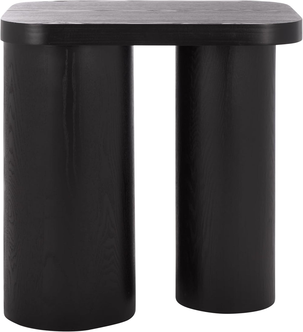 SAFAVIEH Home Collection - Ahani Modern End Table, Black Accent Side Table wi...