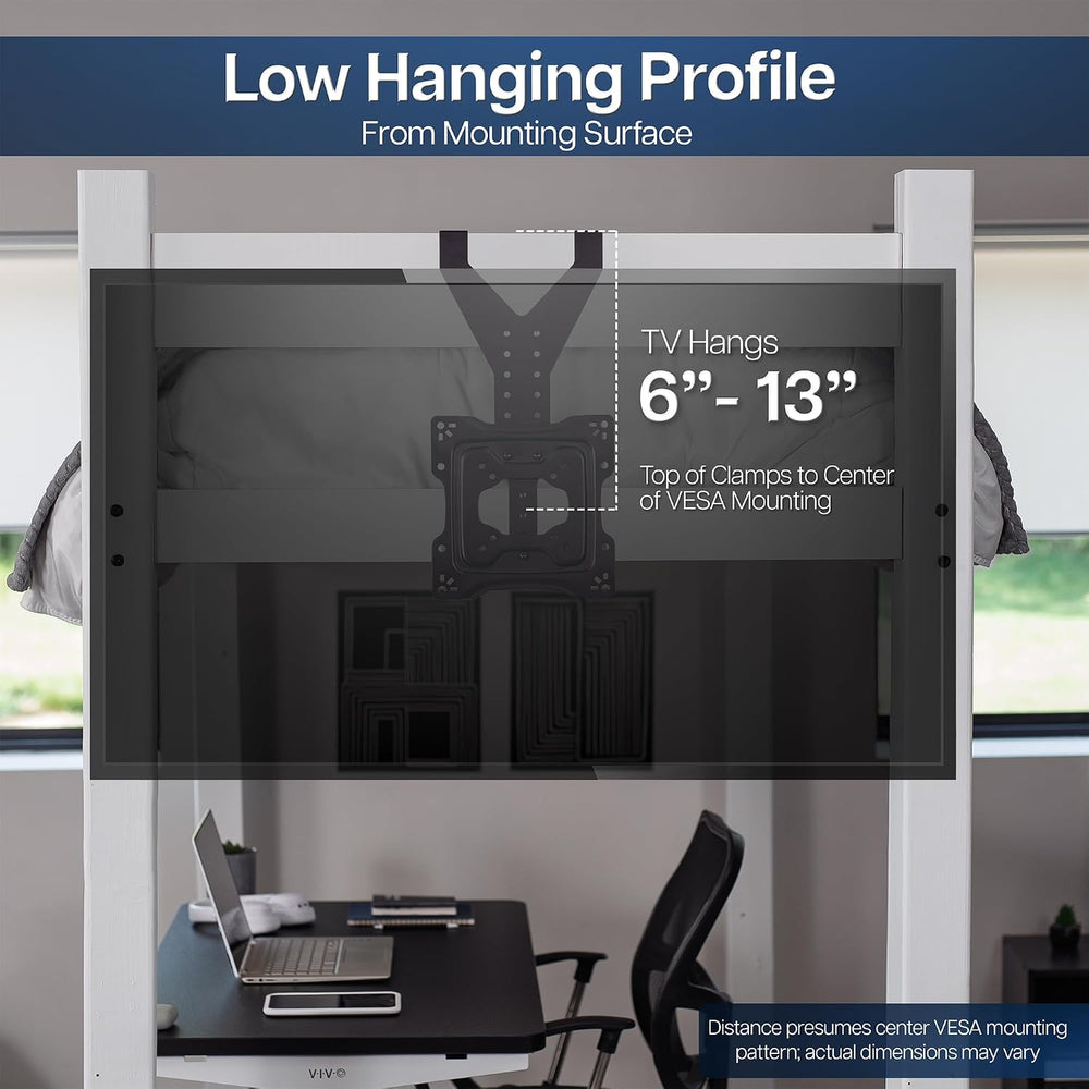 VIVO TV Hanger Bracket for 24 to 55 inch Flat and Curved Screens, Light Weigh...