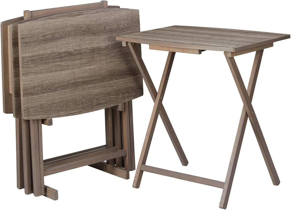 Grehge ized Tray Table Set