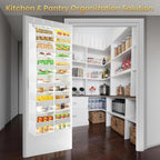 HOMELUX THEORY Over The Door Organizer Hanging - 50lbs Load 6 Large Front & 12 Side Pockets, 1 Pack Over The Door Shoe Organizer, Hanging Closet Organizer For Toys, Diaper, Sewing (XL, Ivory)