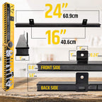 24" Heavy-Duty Magnetic Tool Holder (Upgraded Version) - Extremely Powerful Magnetic Pull Force to Hold Heavy Tools - Professional Space-Saving Magnetic Bar - Tool Organizer Rack/Strip