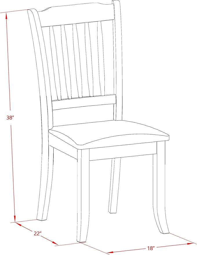 East West Furniture MZDA3-LWH-C 3 Piece Dining Room Table Set Contains a Rectangle Kitchen Table with Dropleaf and 2 Linen Fabric Upholstered Dining Chairs, 36x54 Inch, Linen White