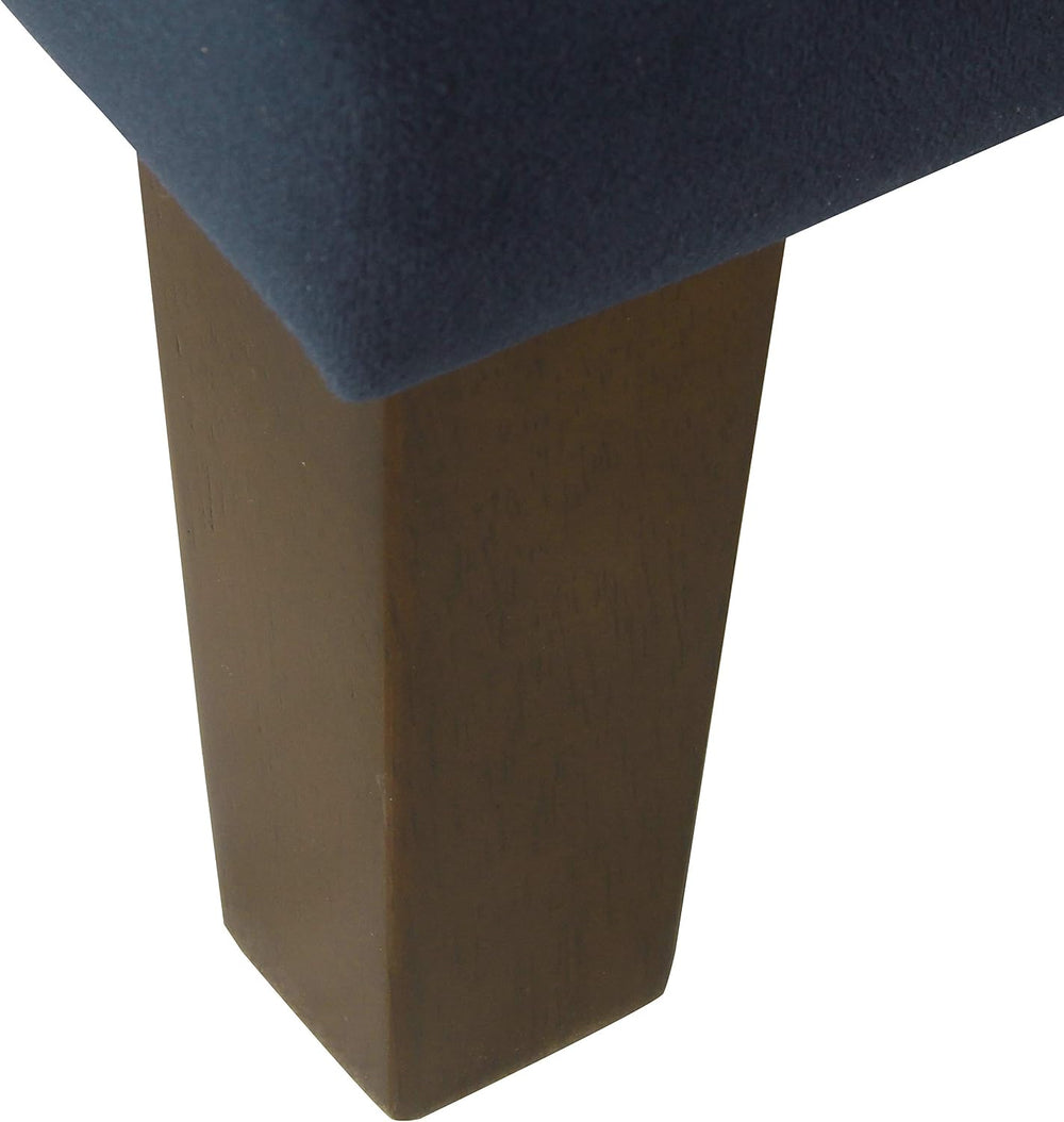 HomePop 36" Storage Ottoman Bench with Hinged Lid - Navy
