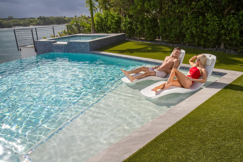 Tenjam Laylo in Pool Lounge Chairs for Sun Shelf Set of Two, Pool Chairs and ...