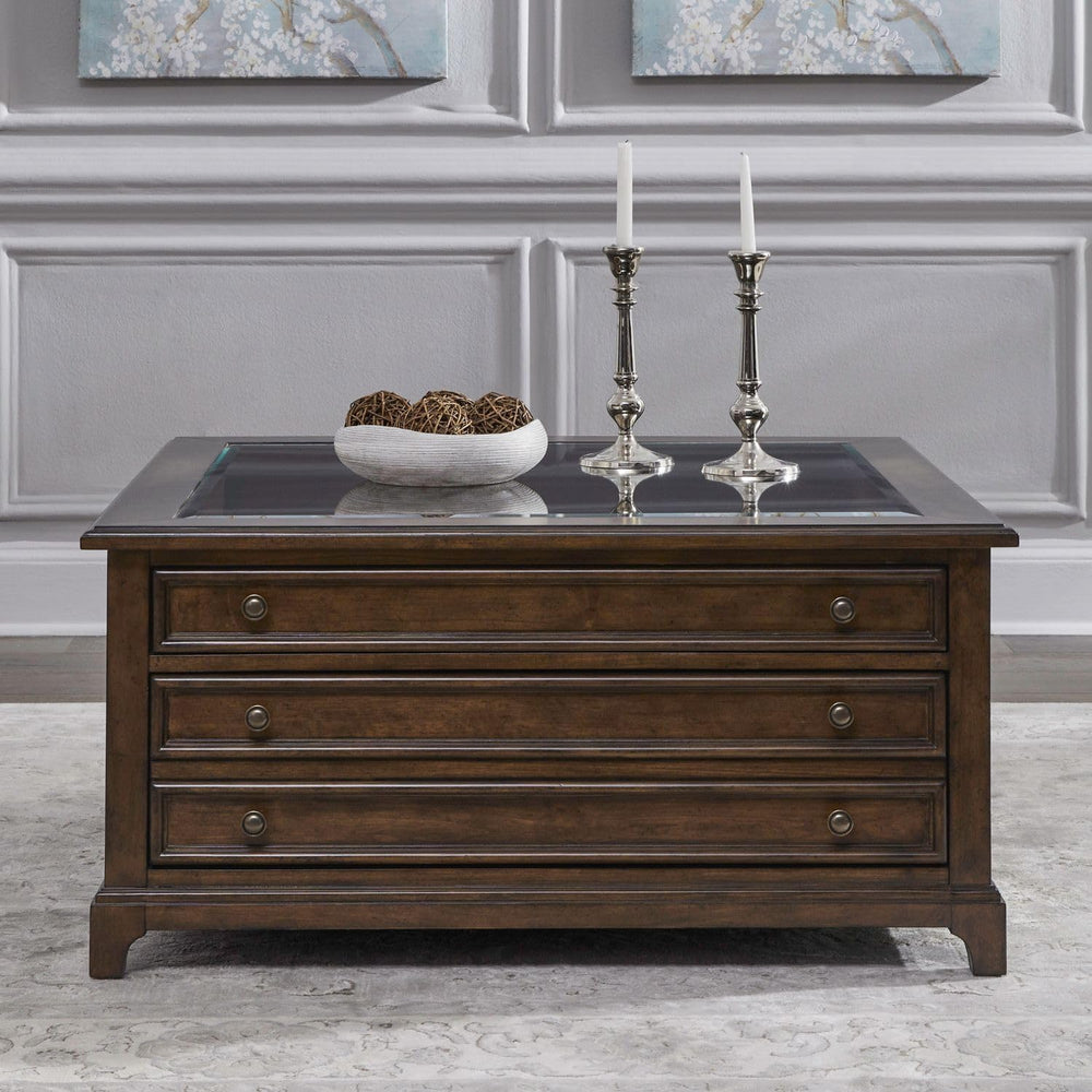 Liberty Furniture Arden Road Living Room Opt 3 Piece Set - Satin Cherry