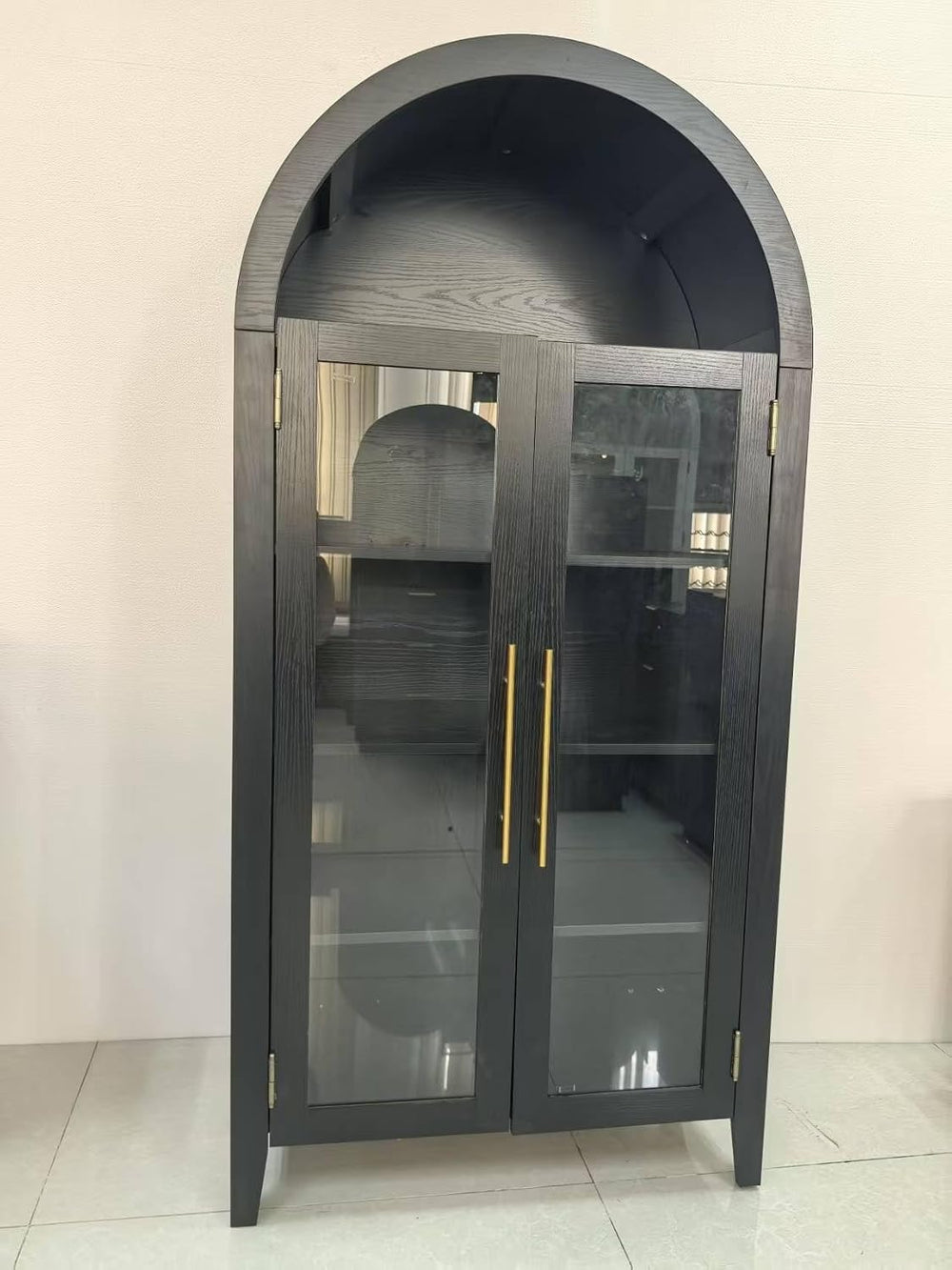 Takywep Tall Arched Kitchen Pantry - 5-Tier Storage Cabinet with Adjustable S...