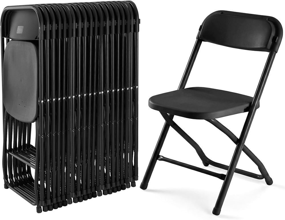 DUMOS Folding Chairs Sets of 20, Portable Chairs, Home Office | 330lbs Stacka...