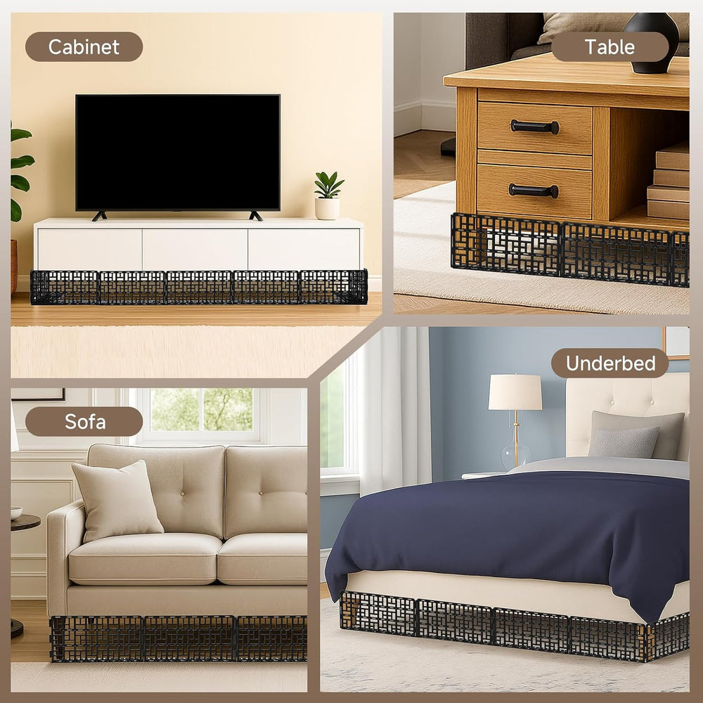 Under Couch Blocker for Bed,Under Bed Blocker for Pets,Under Sofa Furniture B...