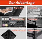 36" W Garage Shelving,5-Tier Heavy Duty Shelving Unit,3000LBS Adjustable Metal Storage Shelves,Storage Rack Units for Industrie,Shed,Warehouse,Basement,Black,36" W x 16" D x 72" H