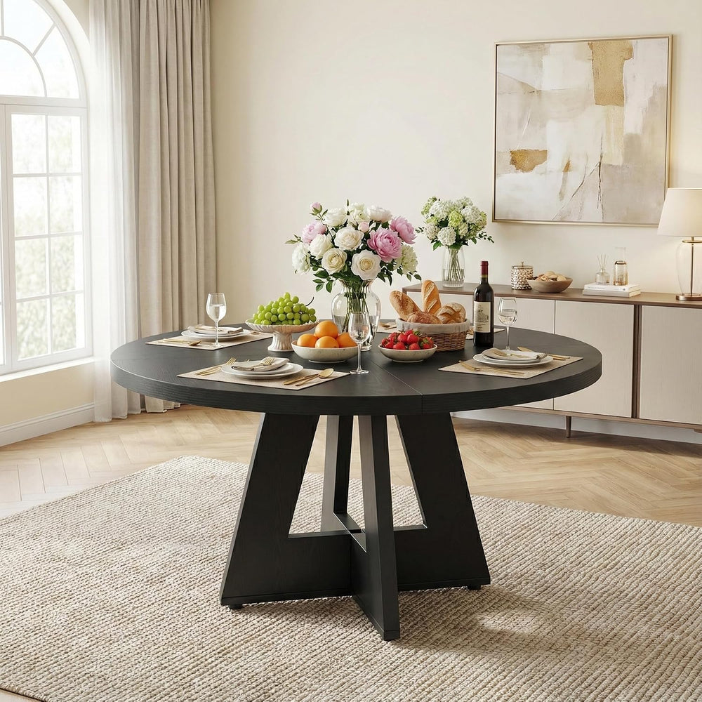 Lailang 47 Inch Dining Table, Small Dining Room Tables, Round Kitchen Tables,...