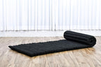Leewadee Thai Roll Mat 75 x 28 inches Kapok Firm | Breathable folding mattress for sleeping, yoga, meditation & massage. For travel, camping, the car or as a guest bed