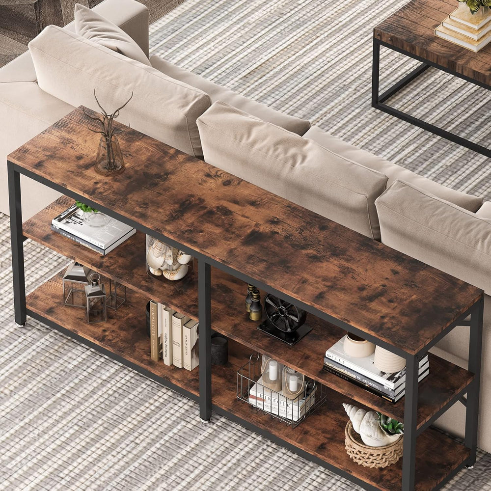 Tribesigns 70.9 Inch Extra Long Console Table, Modern Sofa Table Behind Couch...