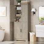 70" Tall Pantry Cabinet, Kitchen Pantry Storage Cabinets with 2 Door and 3 Adjustable Shelves, for Kitchen, Dining Room, Living Room and Bathroom