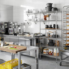 18" Deep x 30" Wide x 74" Height Wire Shelving Kit | 6-Tier | NSF Commercial Storage Rack Unit
