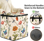 Large Comforter Storage Bag with Zipper,Closet Organizer for Clothes,Blankets,Quilts,Pillows,Fabric Storage Bags with Portable Handles 95L(2-Pack)