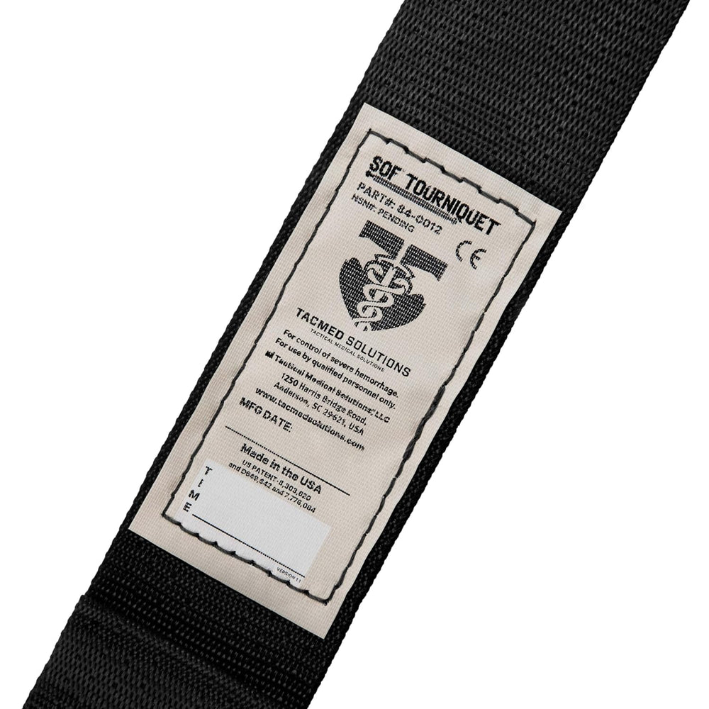 TacMed Solutions SOF Tourniquet (Generation 5) - Black, Military-Grade Tourni...